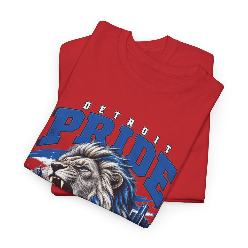 Detroit Pride Comes Before the Fall Lion Graphic T-Shirt