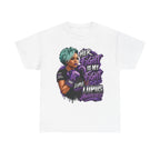 Her Fight Is My Fight Lupus Awareness T-Shirt | Boxing Woman, Purple Ribbon