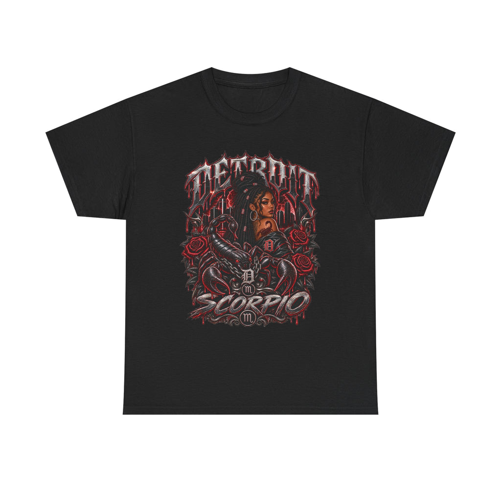 Scorpio Gothic Snake Woman T-Shirt | Zodiac Scorpio Tee