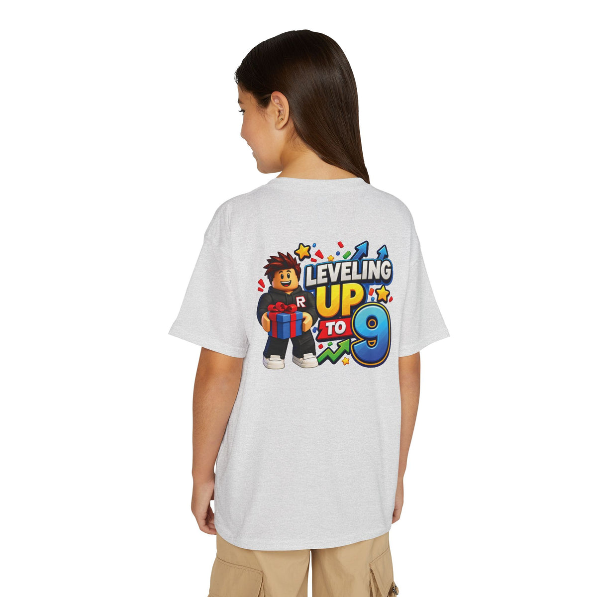 Roblox Birthday Leveling Up 9 Youth T-Shirt