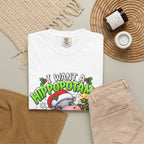 I Want a Hippopotamus for Christmas T-shirt | Hippo Christmas Tee