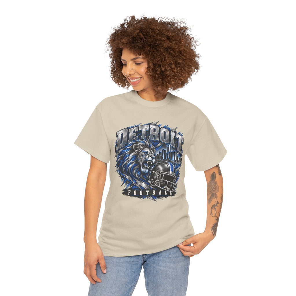 Detroit Football Lion Graphic Tee