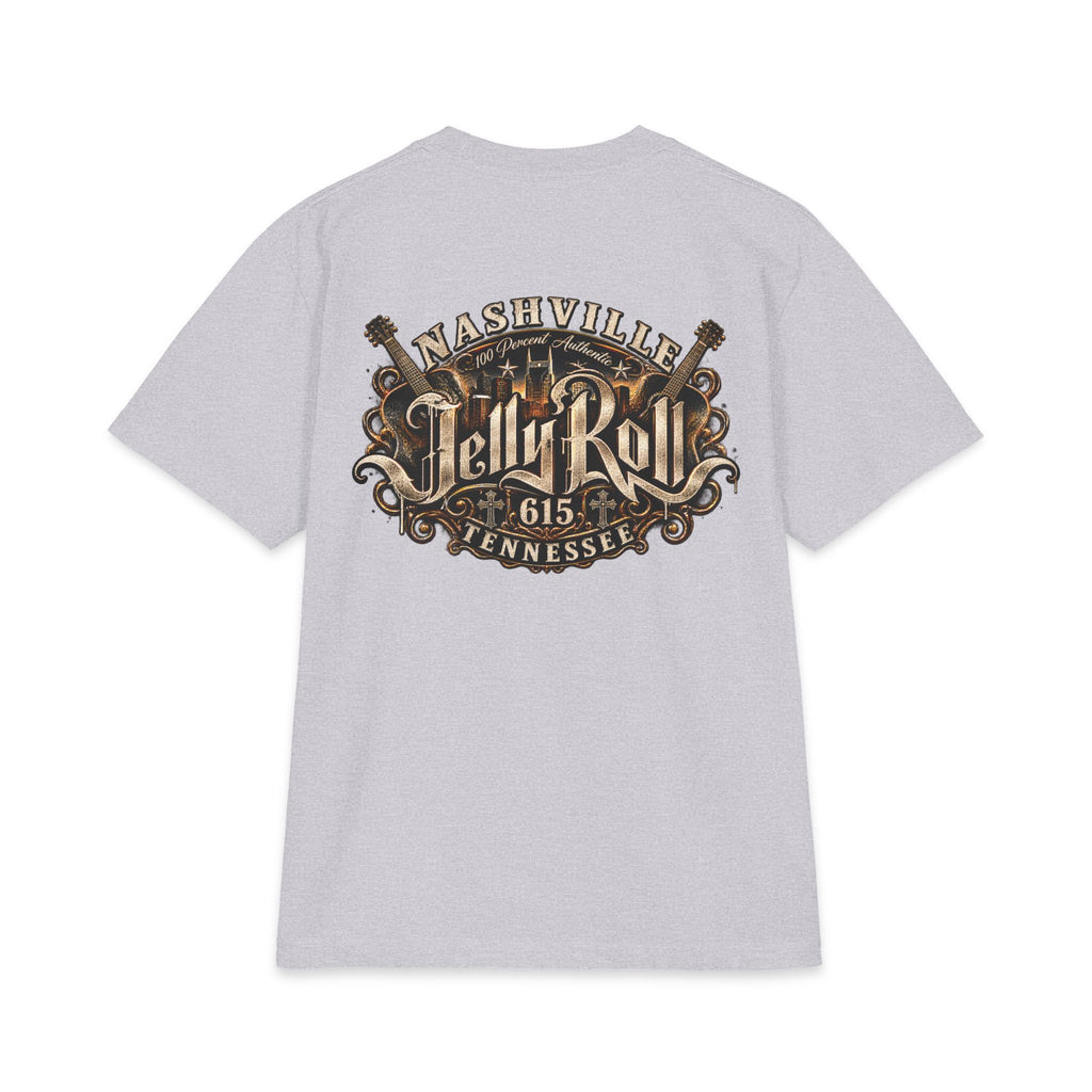 Nashville Jelly Retro Logo T-Shirt | Music City 615 Tennessee