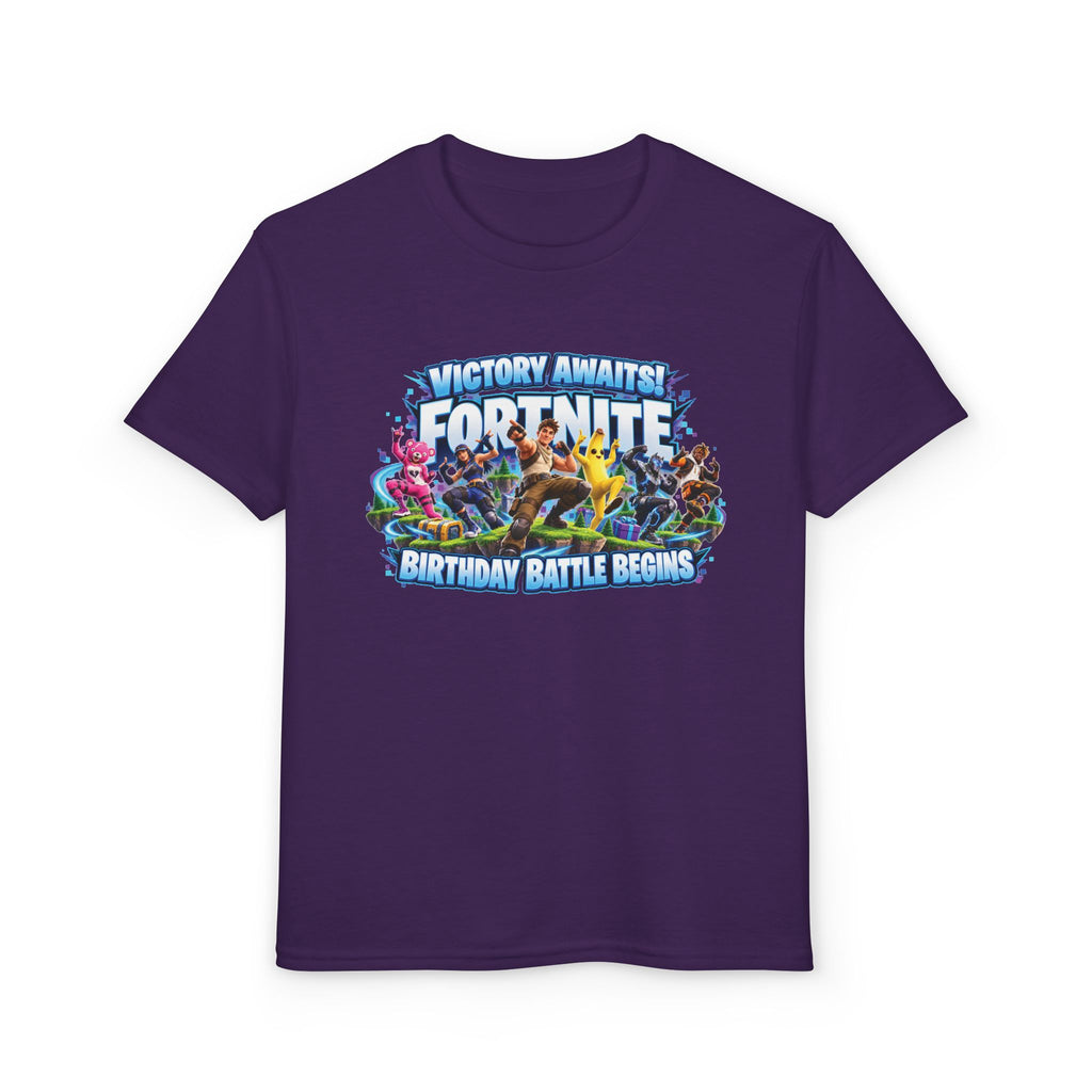 Victory Royale Fortnite Birthday Battle Begins Youth T-Shirt