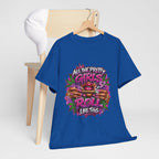 All The Pretty Girls Roll Like This T-Shirt | Pink Graffiti Cannabis Hands Design