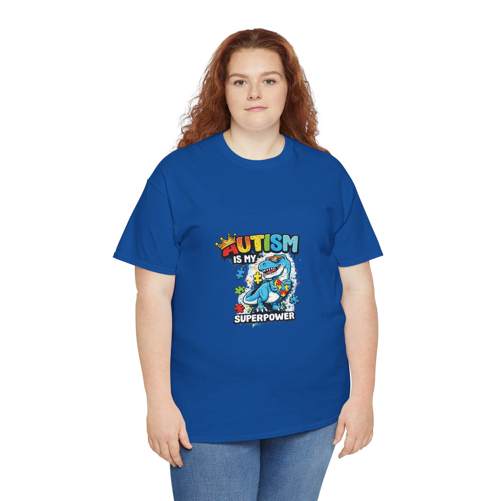 Autism Is My Superpower T-Shirt | Puzzle Piece Shark Design