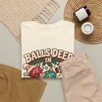 Balls Deep in Christmas Spirit Graphic Tee