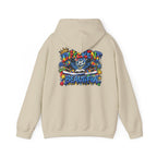 Detroit Graffiti Autism Hoodie | Different Is Beautiful Back Print