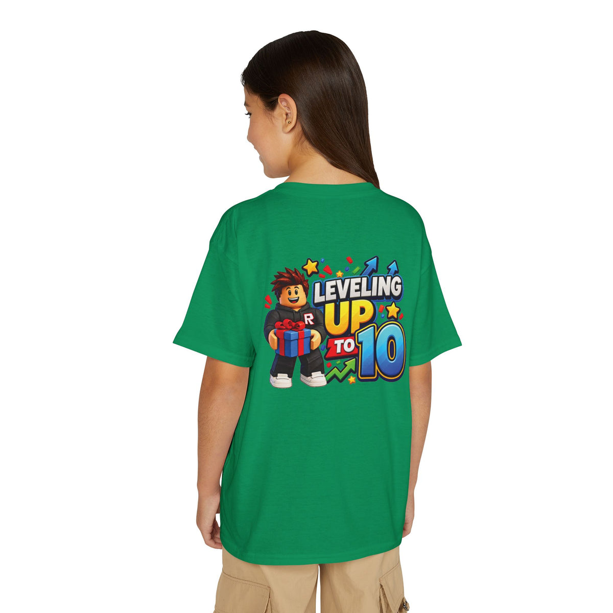 Roblox Birthday Leveling Up to 10 Youth T-Shirt