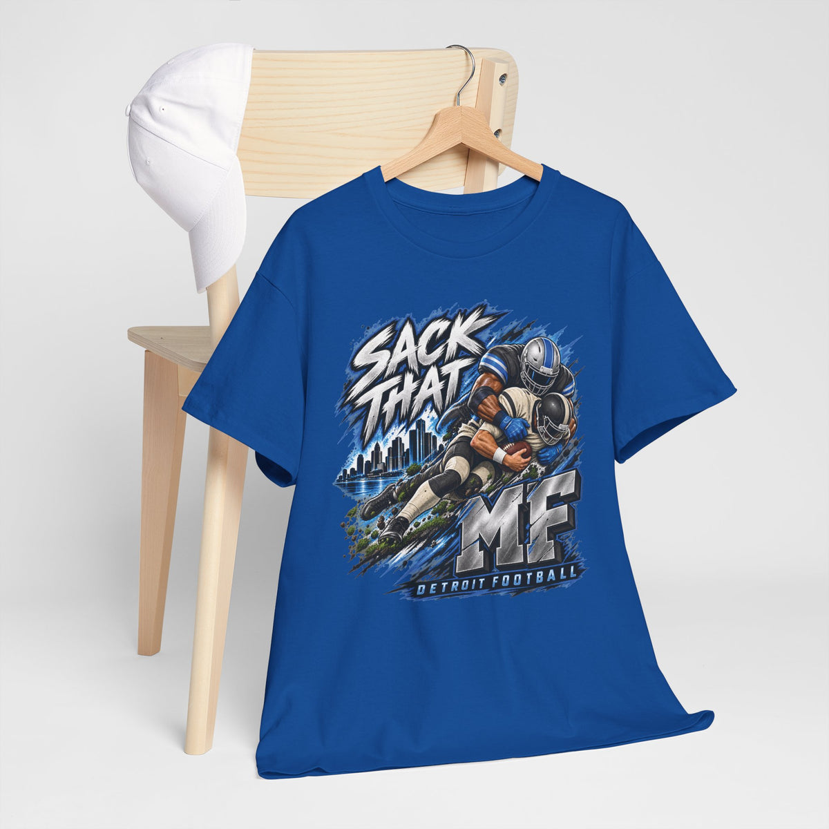 Sack That MF Lions football Graphic T-Shirt