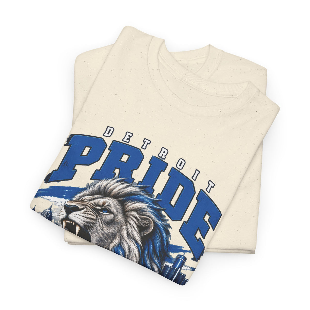 Detroit Pride Comes Before the Fall Lion Graphic T-Shirt