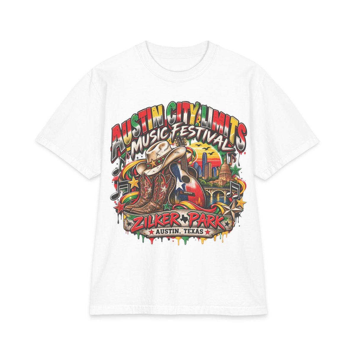 Austin City Limits Music Festival T-Shirt | ACL Zilker Park Lineup Tee