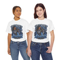 Detroit Aquarius T-Shirt | Detroit skyline, water wave zodiac graphic