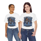 Detroit Aquarius T-Shirt | Detroit skyline, water wave zodiac graphic