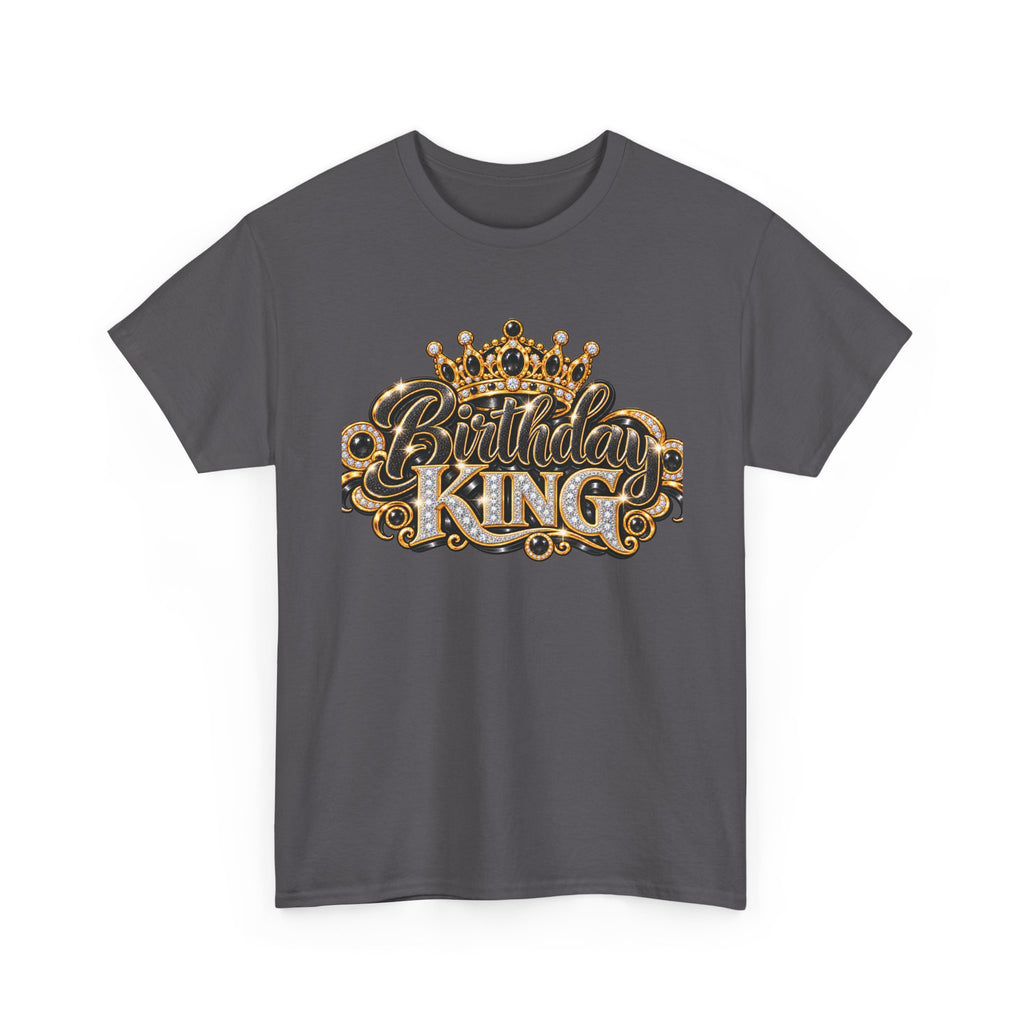 Birthday King Crown Graphic T-Shirt