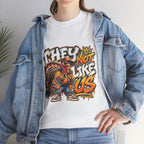 They Not Like Us Turkey Tee | Streetwear Thanksgiving Graphic Shirt