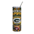 Green Bay Packers Logo Tumbler | 20oz Stainless Steel Travel Cup