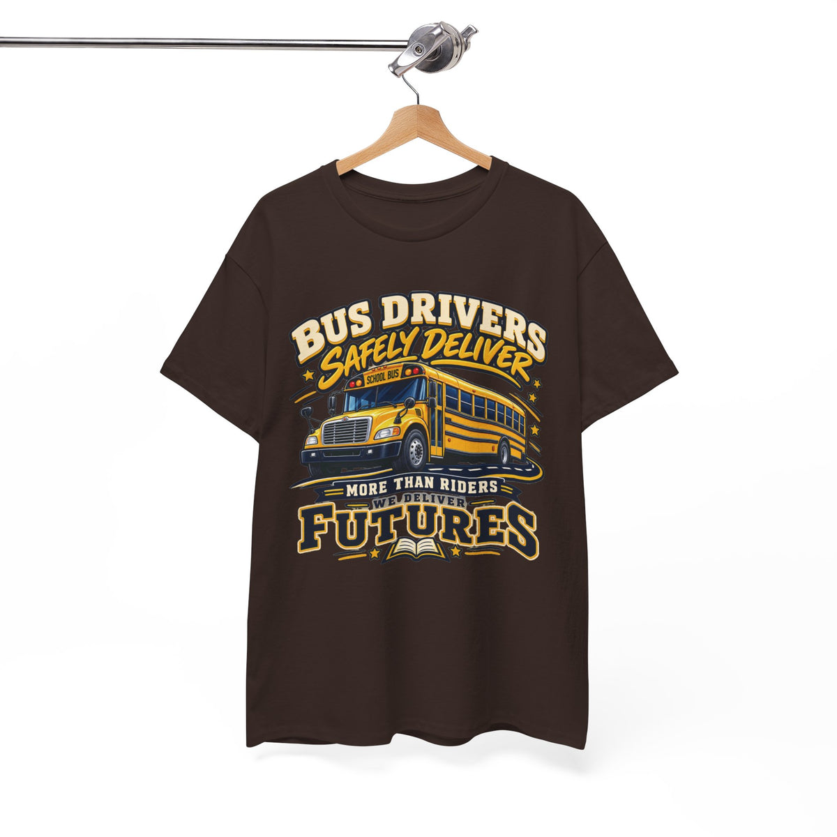 Bus Drivers Safely Deliver Futures Graphic T-Shirt