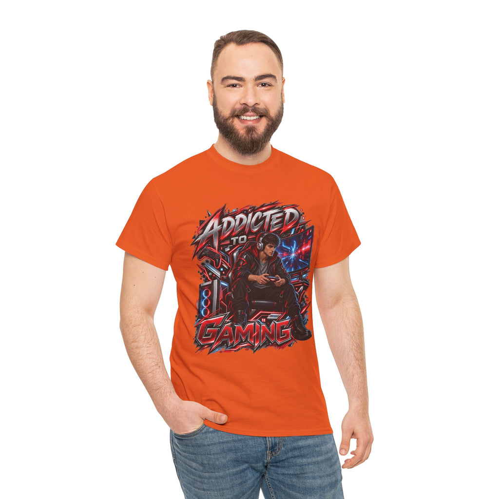 Addicted to Gaming Graphic T-Shirt
