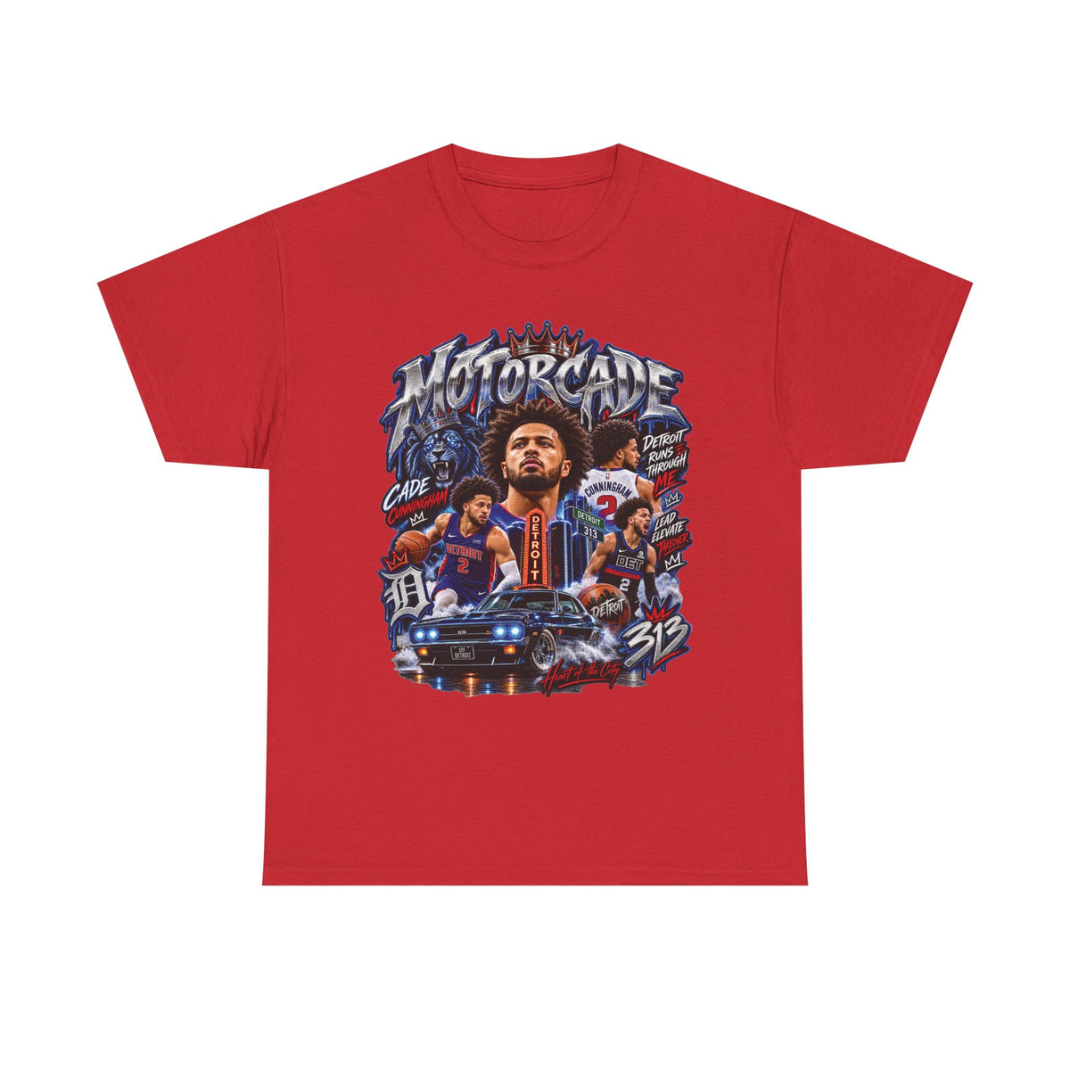Motorcade Graphic Tee | Vintage Car Rally Illustration