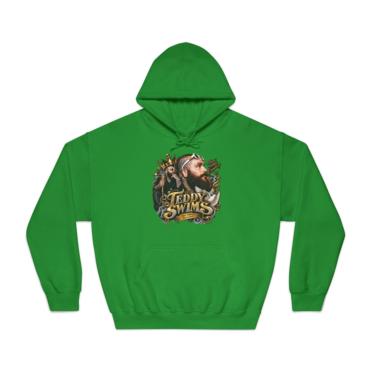 Teddy Swims Portrait Hoodie | Musical Artist Graphic Pullover