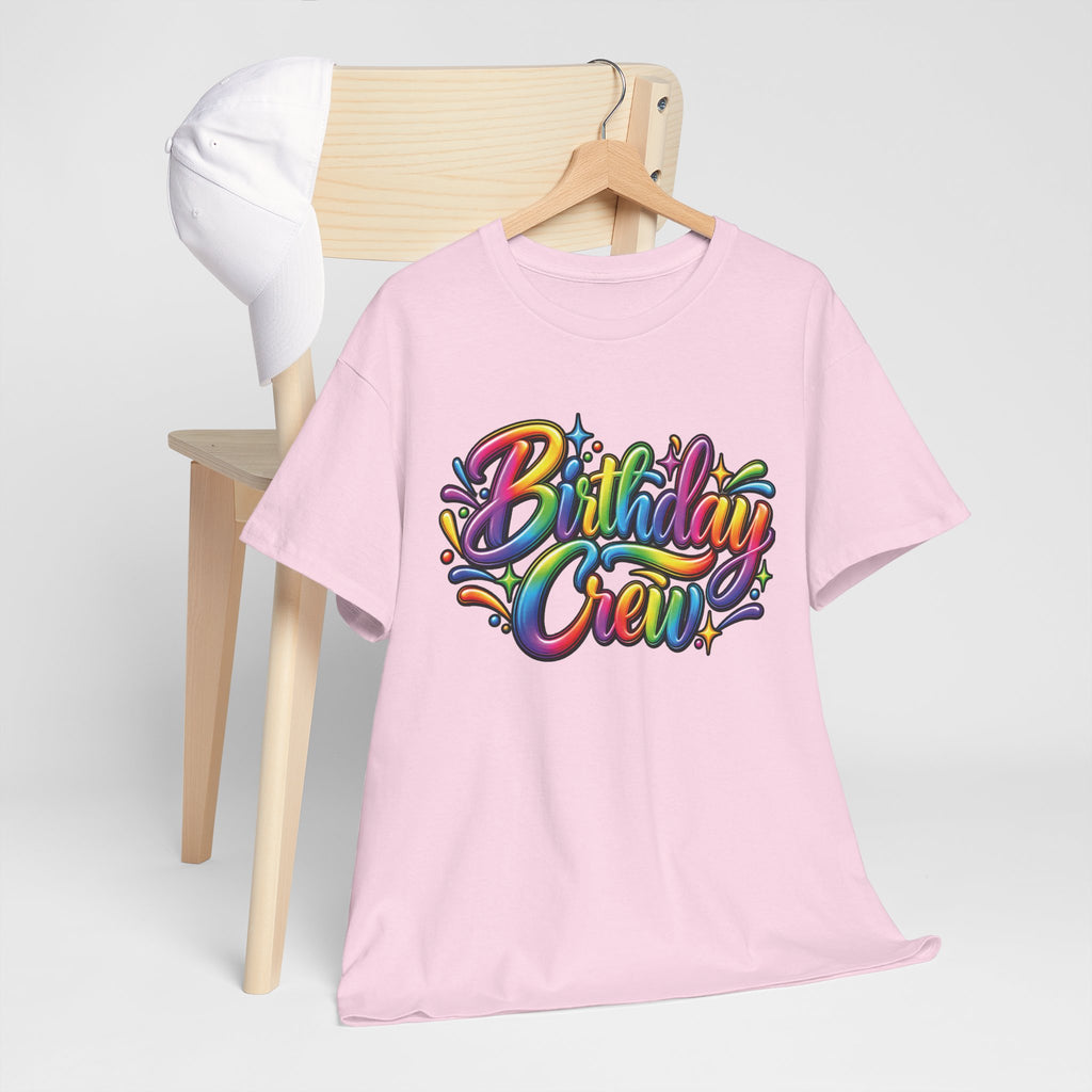 Birthday Crew Colorful Celebration T-Shirt