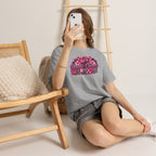 Breast Cancer Ribbon Floral Tee | Awareness Pink Ribbon Shirt