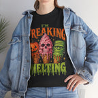 I'm Freaking Melting Halloween Tee | Melting Pumpkin Skull Frankenstein Ice Cream
