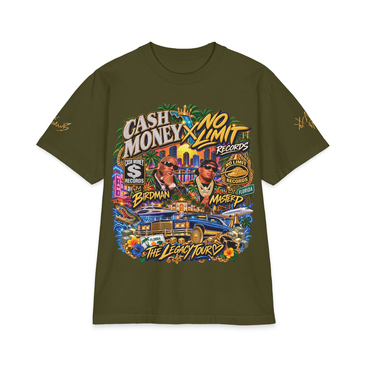 No Limit Cash Money Tour Shirt | Rap Crew Vintage Concert Tee