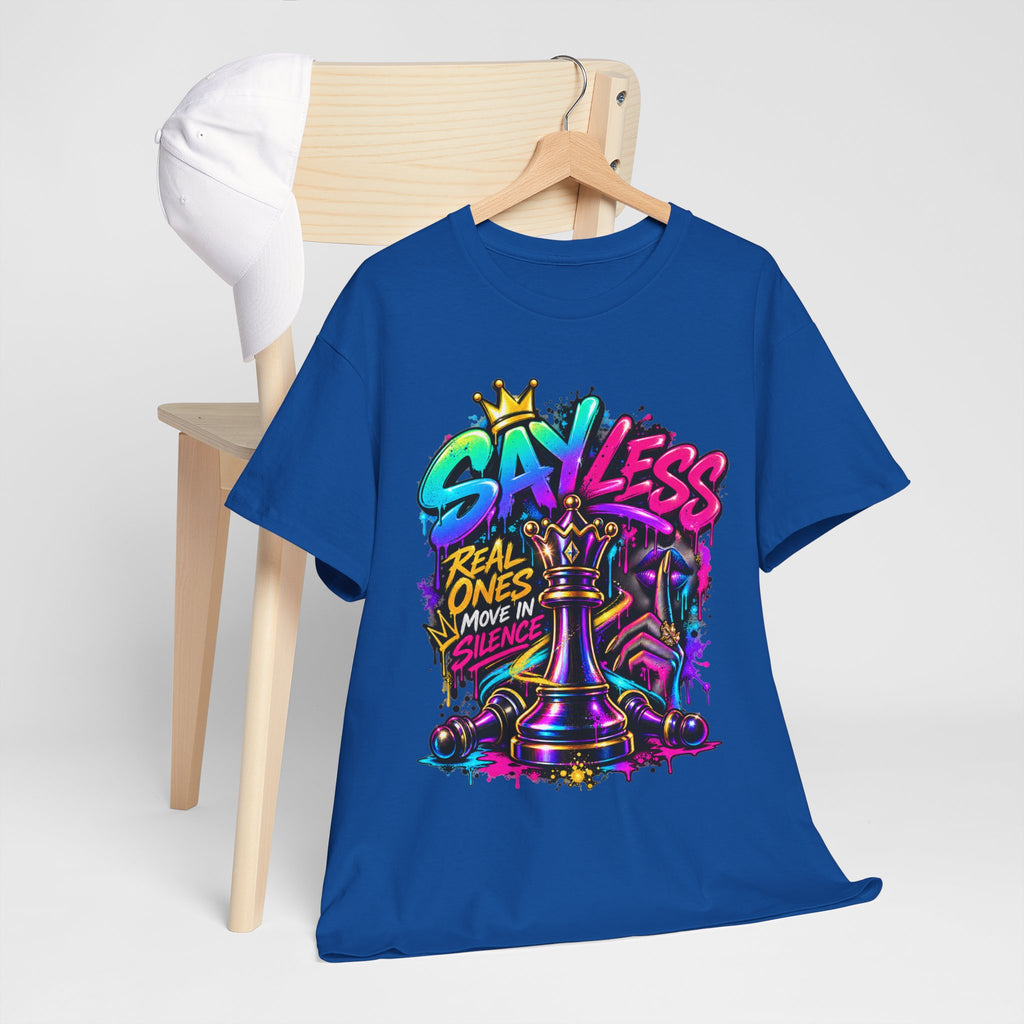 Say Less Chess King Tee | Graffiti Chess Piece Streetwear