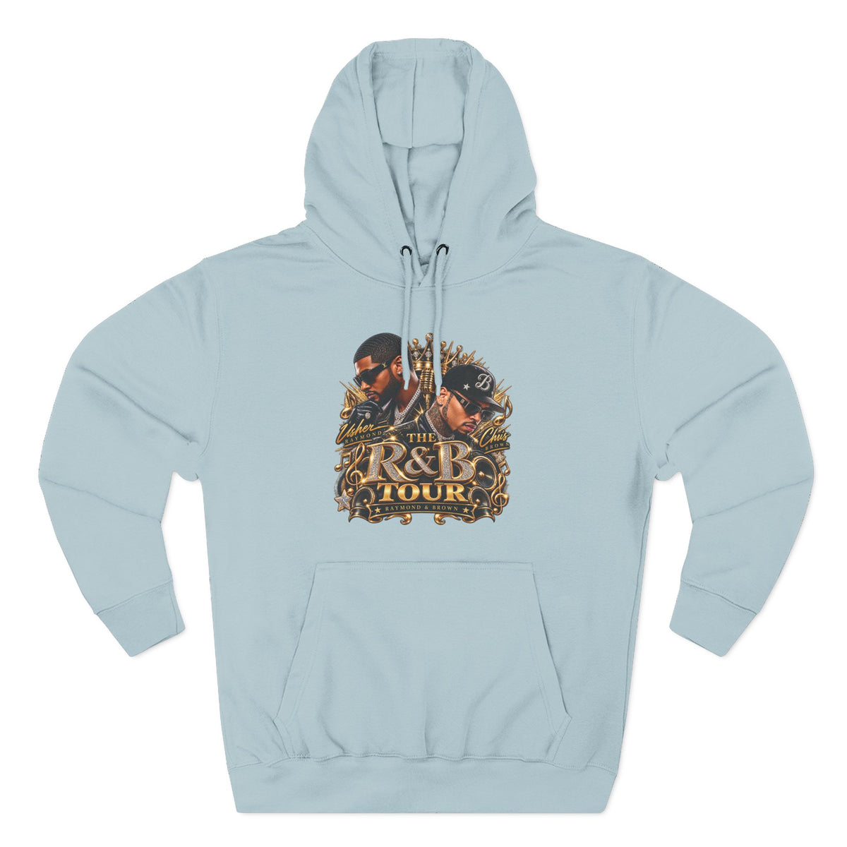 R&B Tour Graphic Hoodie | Music Concert Vintage Portraits