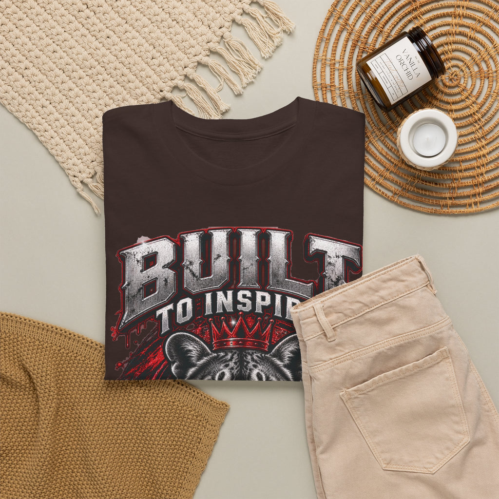 Built to Inspire His Purpose Couples Tiger Graphic T-Shirt