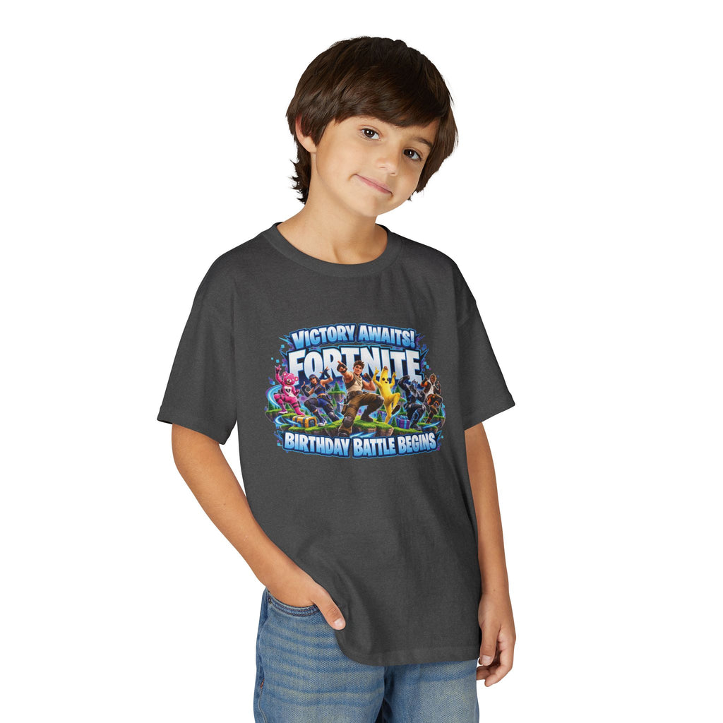 Victory Royale Fortnite Birthday Battle Begins Youth T-Shirt