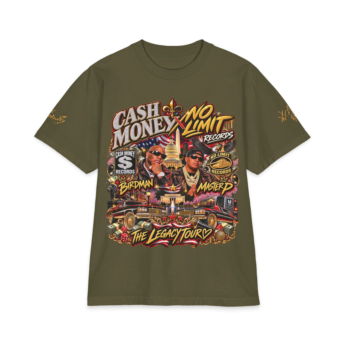 No Limit Cash Money Tour T-Shirt | The Legacy Tour Graphic Tee