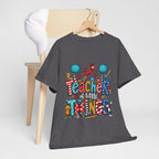 Teacher of Little Things T-Shirt | Colorful Dr. Seuss Style Kids Classroom Tee