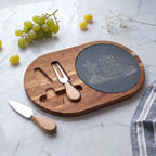 Christian Scripture Engraved Charcuterie Board | Cheese Set