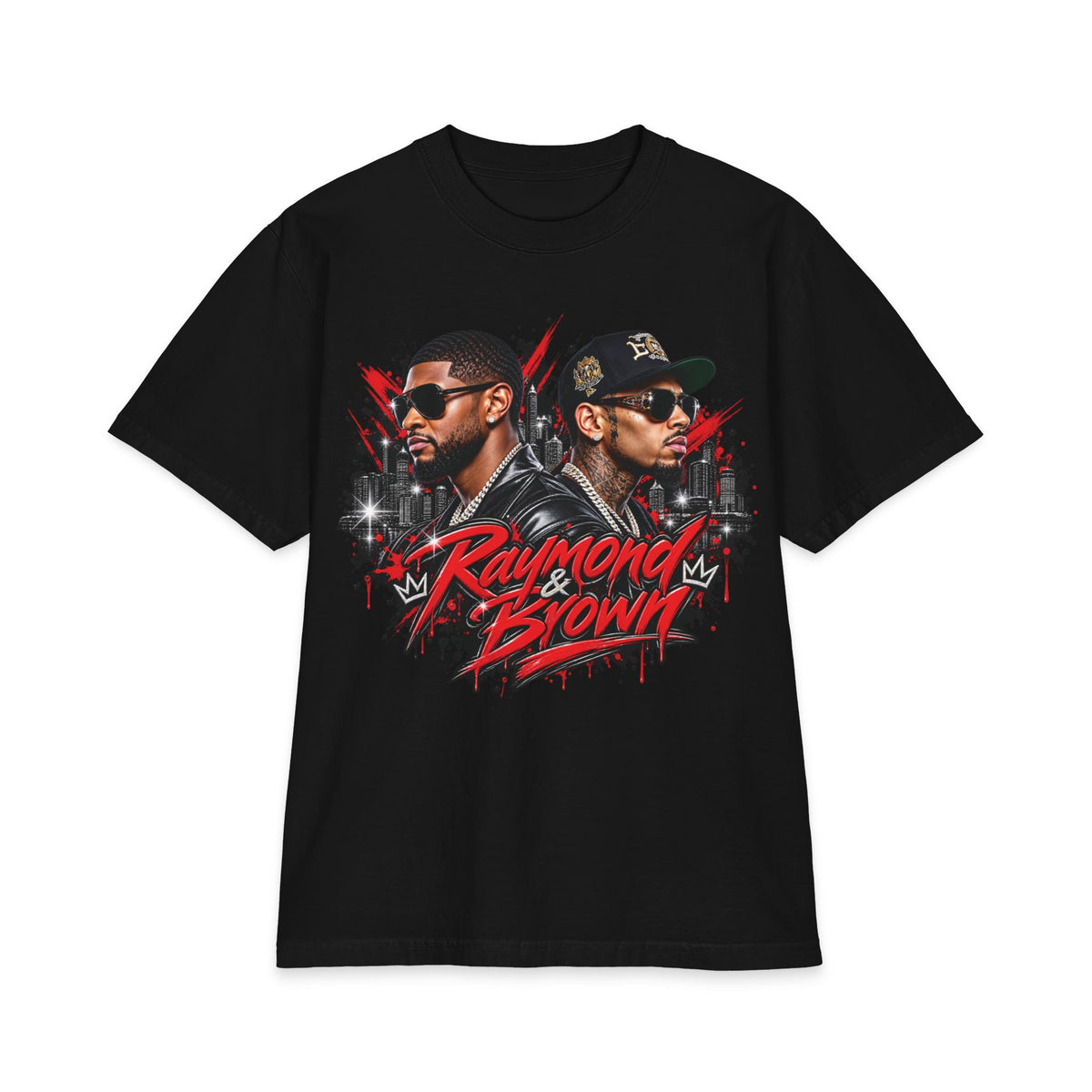 Raymond & Brown Graphic T-Shirt | Hip Hop Portrait Streetwear