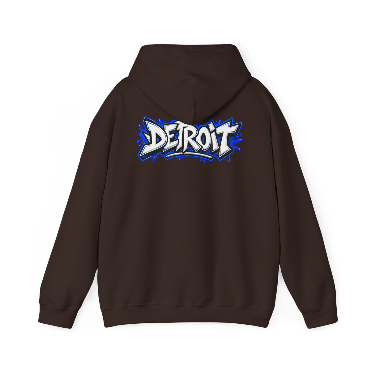 Detroit Graffiti Lion Hoodie | Detroit Drip Streetwear Sweatshirt