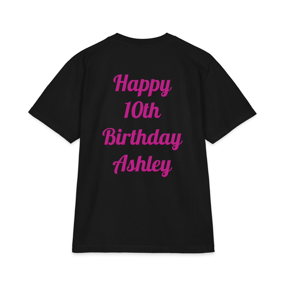 Kpop Hunter Demon Birthday Girl T-Shirt | Colorful Cartoon Letters, Balloons & Characters