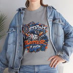 Detroit Batter Up T-Shirt | Baseball City Skyline Tee