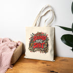Spend Dat Shit Tote Bag | Graffiti Money Skull Design