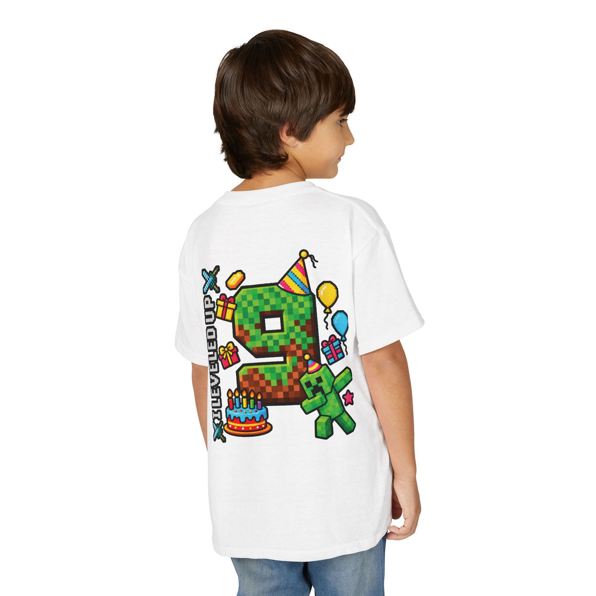 Minecraft Birthday Youth T-Shirt – “Bruh, It’s My Birthday” Gamer Party Tee