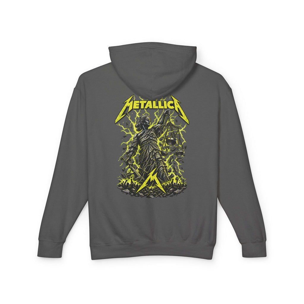 Metallica Skull & Broken Clock Hoodie | Band Logo Rock Music Sweatshirt