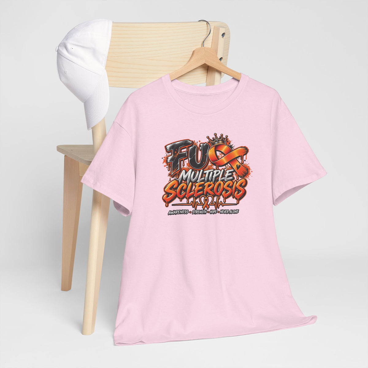 Fight Multiple Sclerosis T-Shirt | MS Awareness Ribbon, Neurology Support