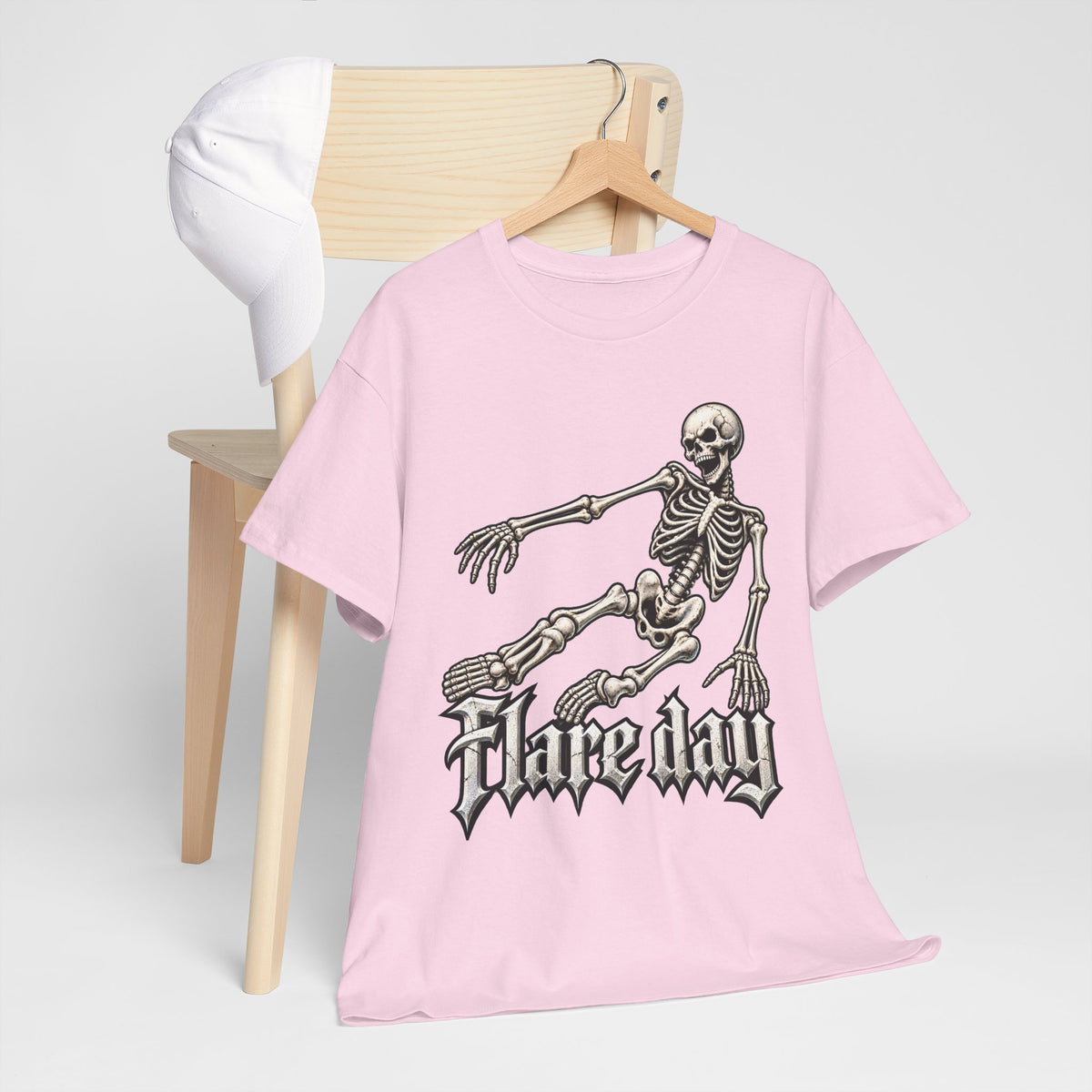 Fair Day Multiple Sclerosis Awareness Skeleton Tee | Skate Skull Graphic T-Shirt