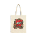 Spend Dat Shit Tote Bag | Graffiti Money Skull Design