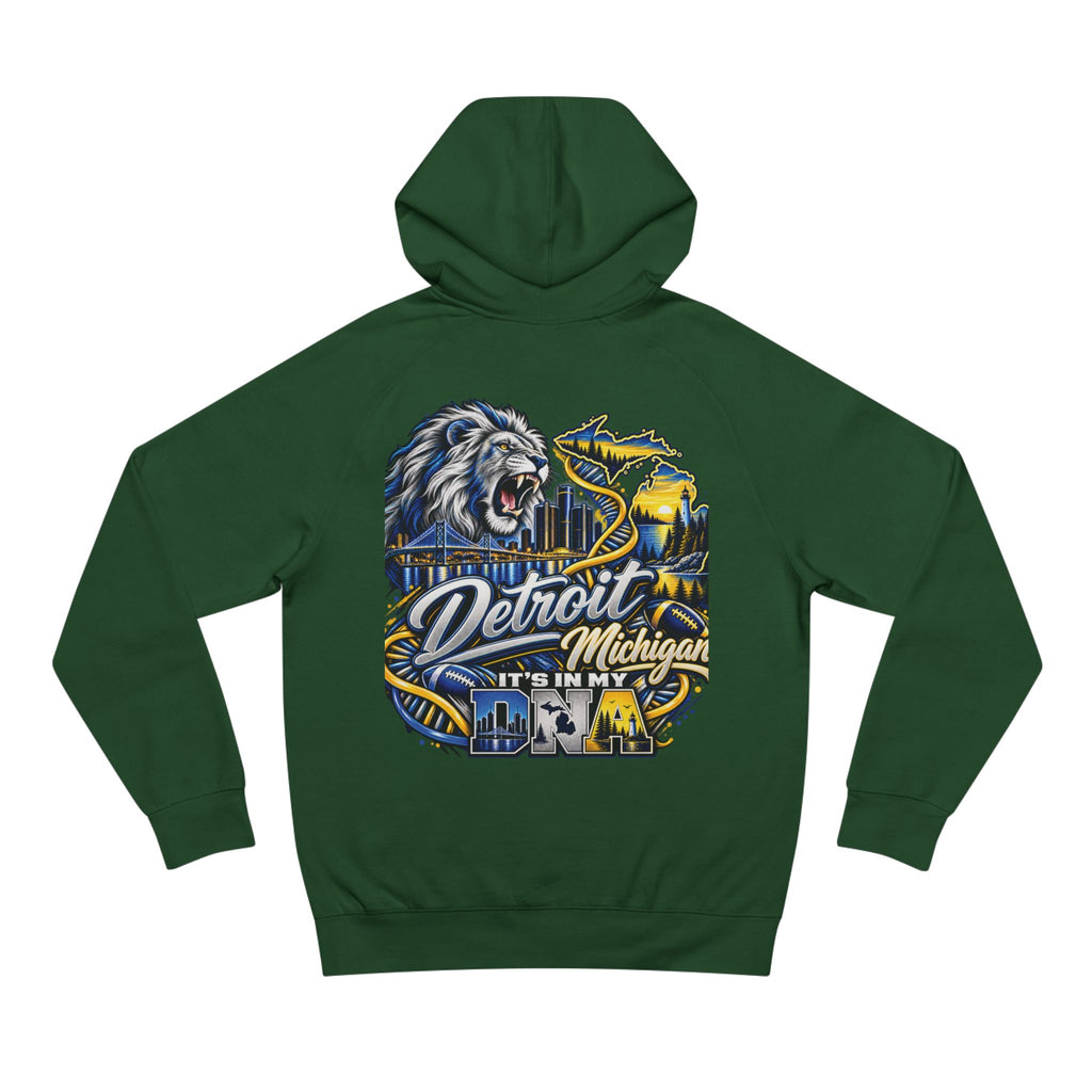 Detroit Michigan Motor City Football Spirit Hoodie
