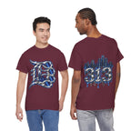Detroit Brass Knuckles graphic tee | 313 Skyline Drip T-Shirt