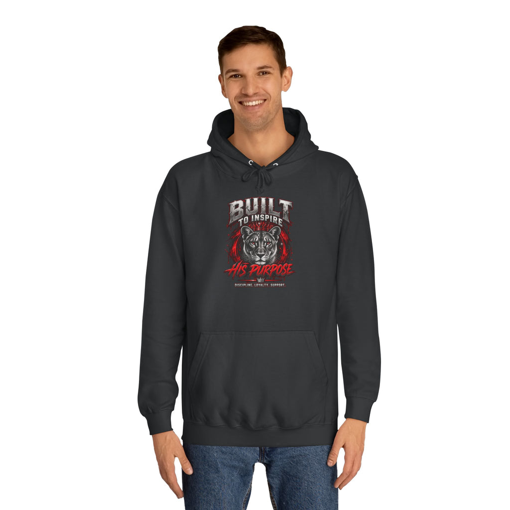Built ro Inspire his Purpose Couples Graphic Hoodie