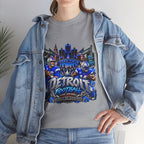 Detroit Football Graphic Tee | City Skyline, Players, Lions-Inspired Design